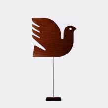 Dove by artist Patrick Murphy made from plywood